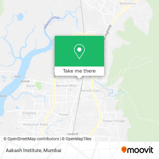 Aakash Institute map