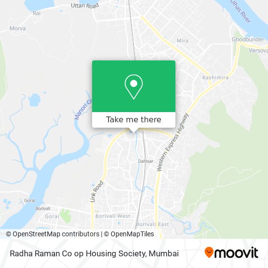 Radha Raman Co op Housing Society map
