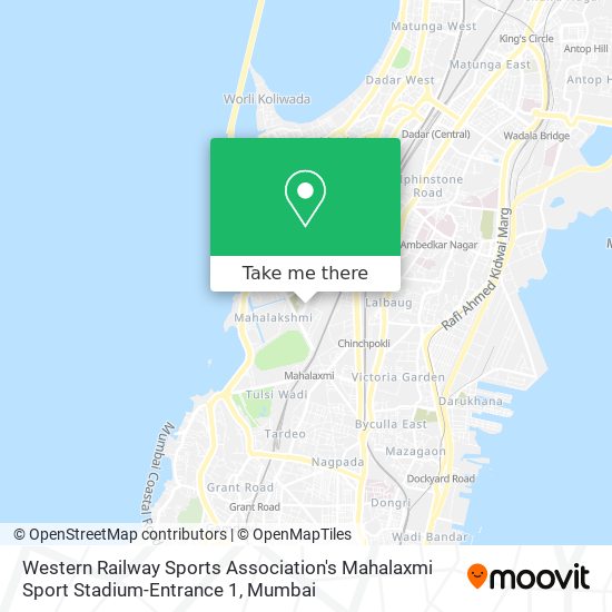 Western Railway Sports Association's Mahalaxmi Sport Stadium-Entrance 1 map