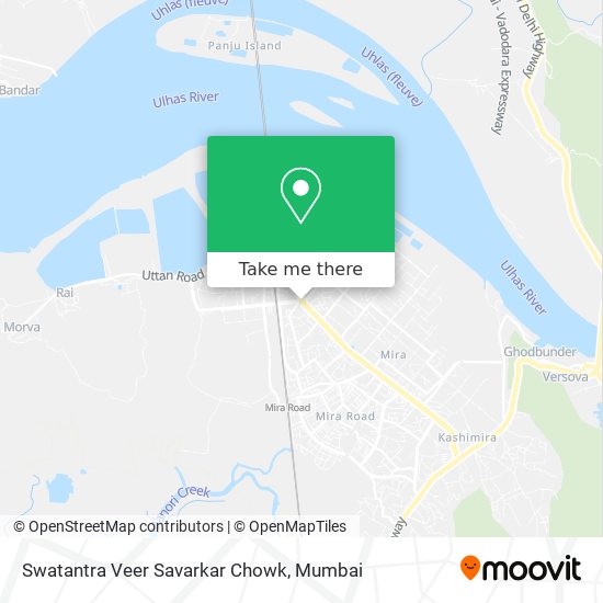 Swatantra Veer Savarkar Chowk map