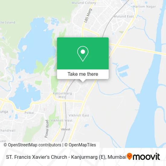 ST. Francis Xavier's Church - Kanjurmarg (E) map