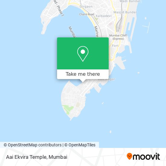 Aai Ekvira Temple map