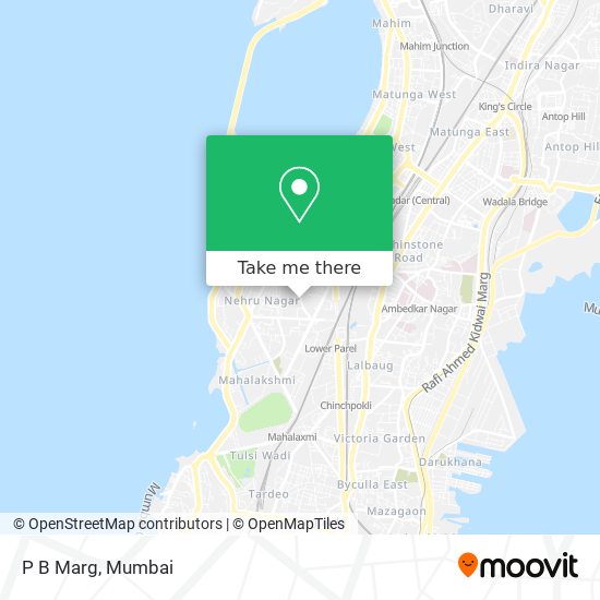 P B Marg map