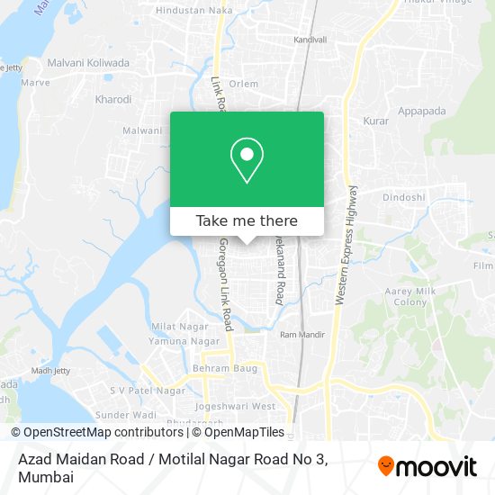 Azad Maidan Road / Motilal Nagar Road No 3 map