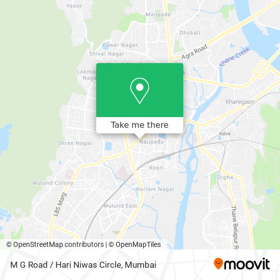 M G Road / Hari Niwas Circle map