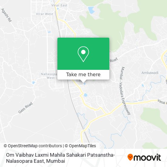 Om Vaibhav Laxmi Mahila Sahakari Patsanstha-Nalasopara East map
