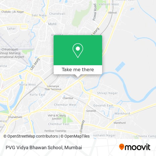 PVG Vidya Bhawan School map