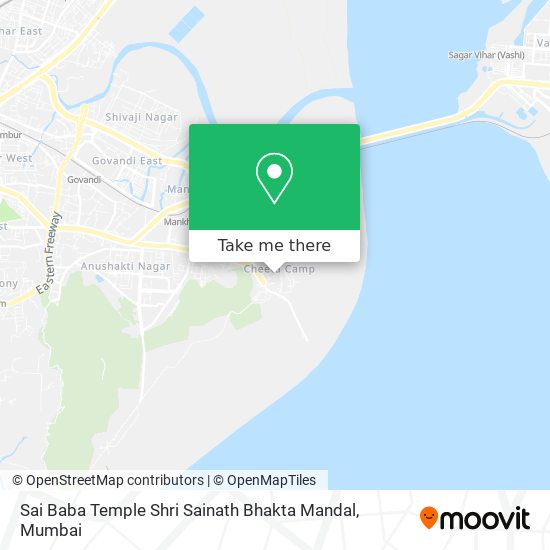 Sai Baba Temple Shri Sainath Bhakta Mandal map