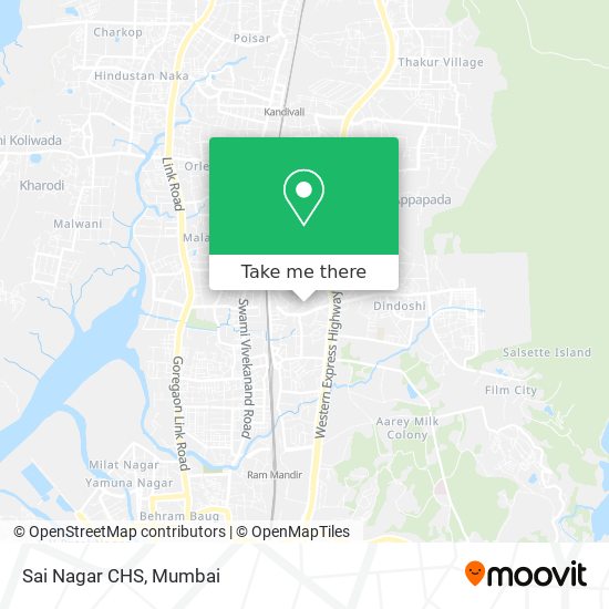 Sai Nagar CHS map