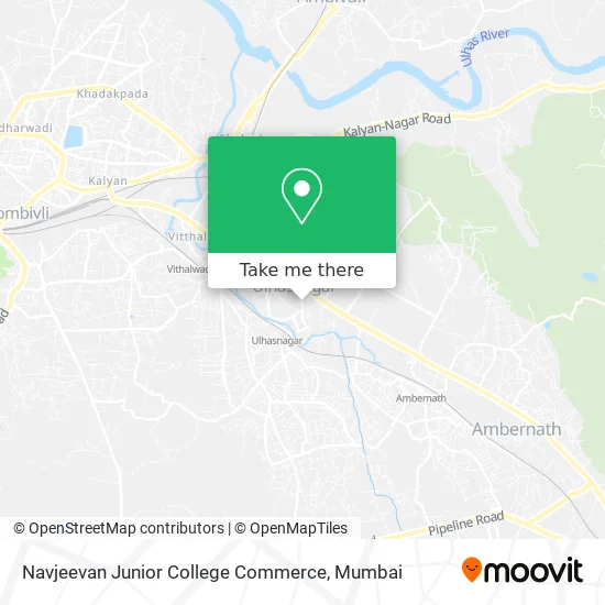 Navjeevan Junior College Commerce map