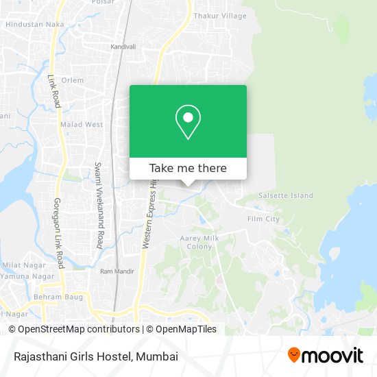 Rajasthani Girls Hostel map
