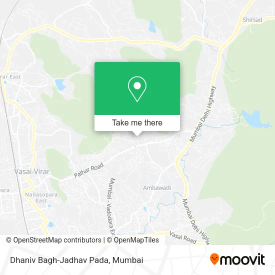 Dhaniv Bagh-Jadhav Pada map