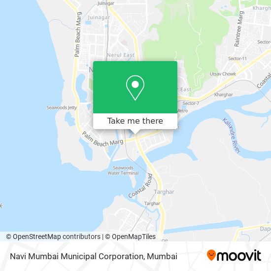 Navi Mumbai Municipal Corporation map
