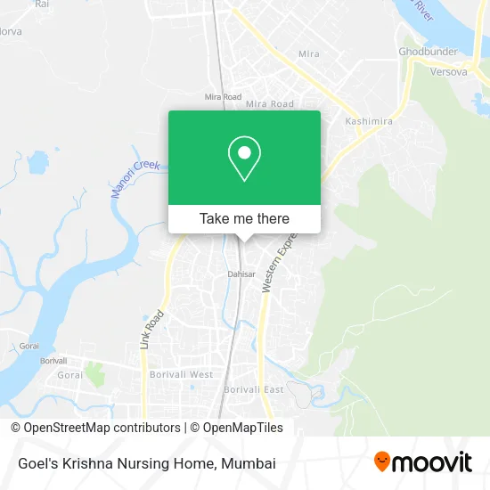 Goel's Krishna Nursing Home map