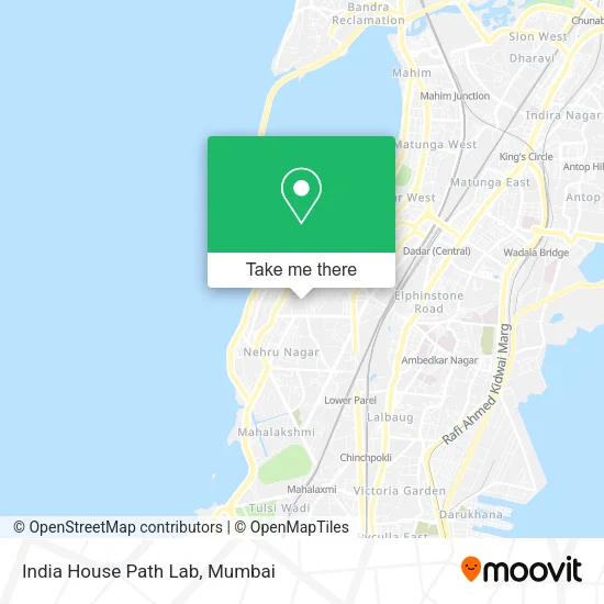 India House Path Lab map