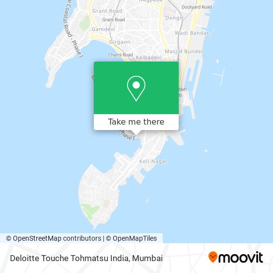 Deloitte Touche Tohmatsu India map