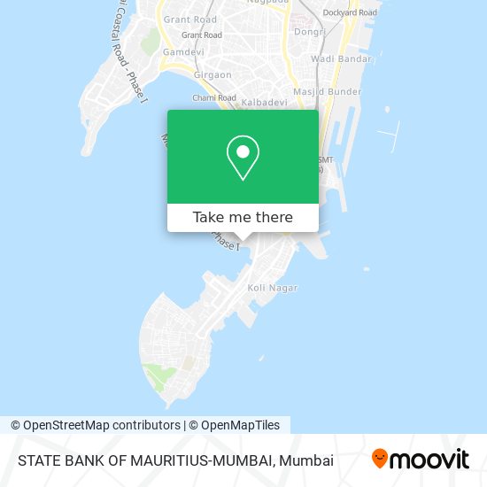STATE BANK OF MAURITIUS-MUMBAI map