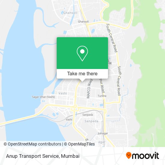 Anup Transport Service map