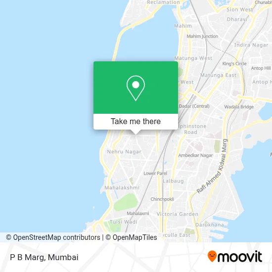P B Marg map