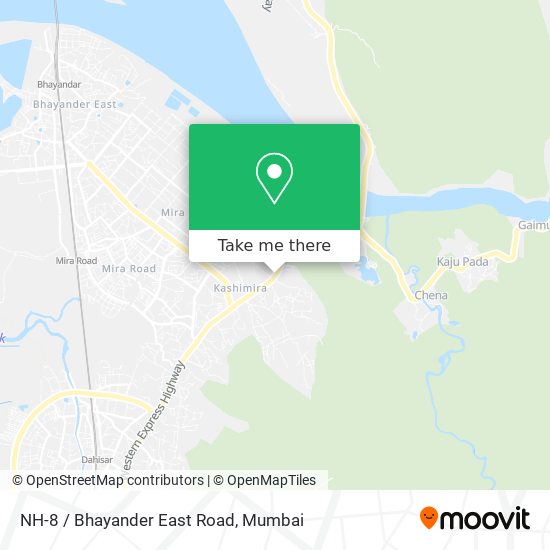 NH-8 / Bhayander East Road map