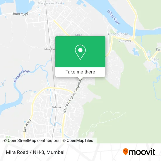 Mira Road / NH-8 map