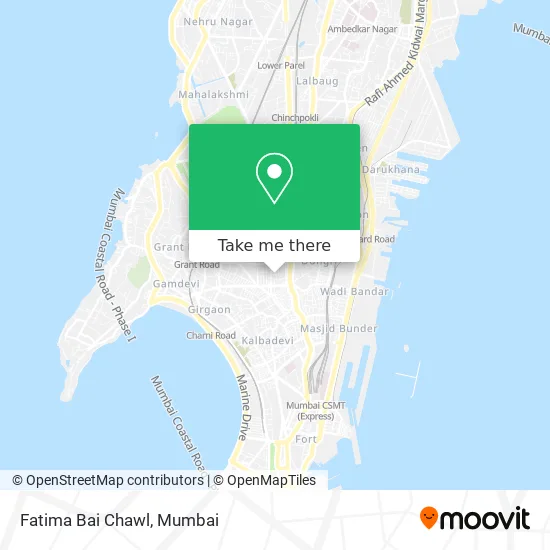 Fatima Bai Chawl map