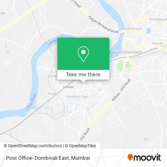 Post Office- Dombivali East map
