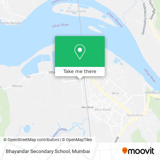 Bhayandar Secondary School map