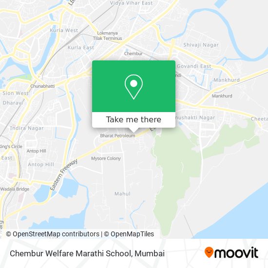 Chembur Welfare Marathi School map