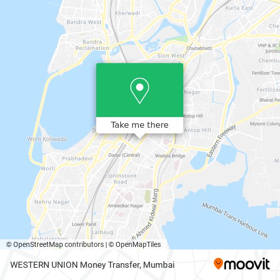 WESTERN UNION Money Transfer map