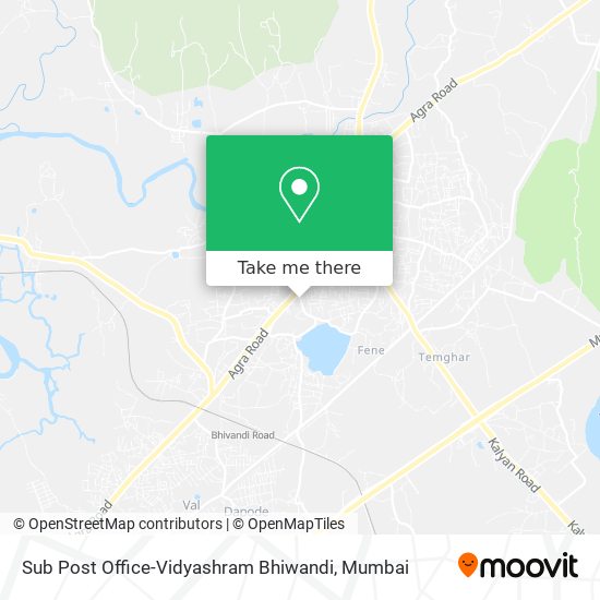 Sub Post Office-Vidyashram Bhiwandi map