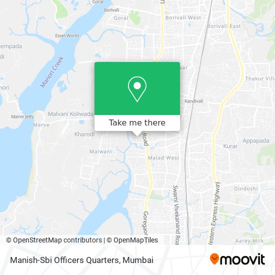 Manish-Sbi Officers Quarters map