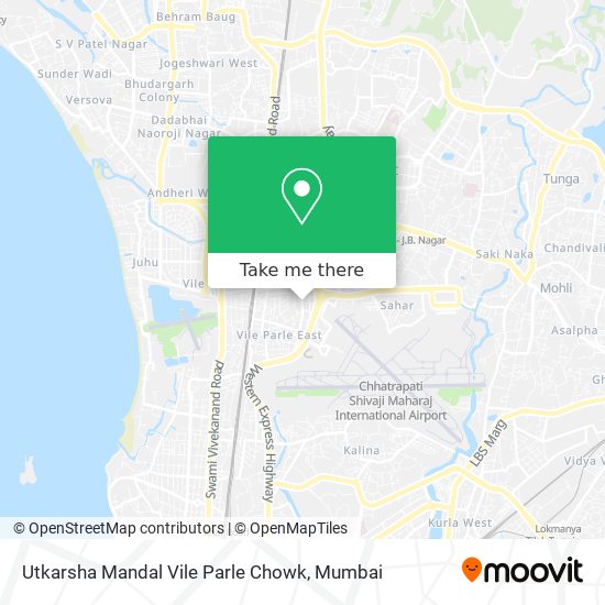 Utkarsha Mandal Vile Parle Chowk map