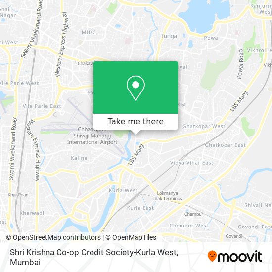 Shri Krishna Co-op Credit Society-Kurla West map