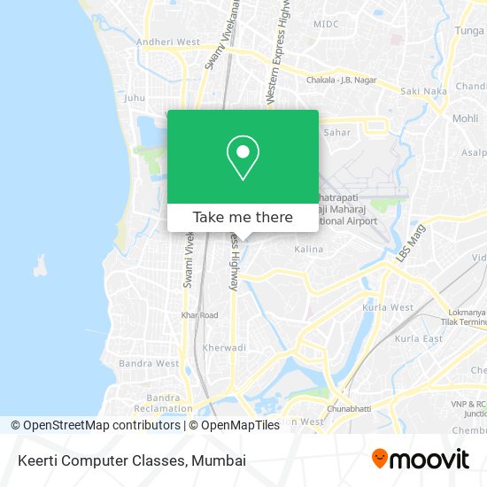 Keerti Computer Classes map