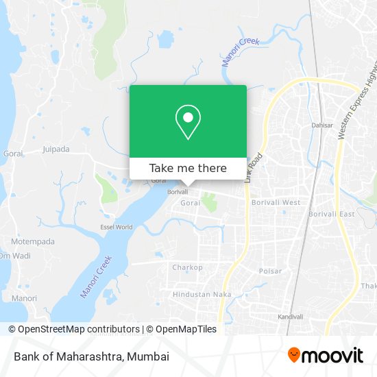 Bank of Maharashtra map