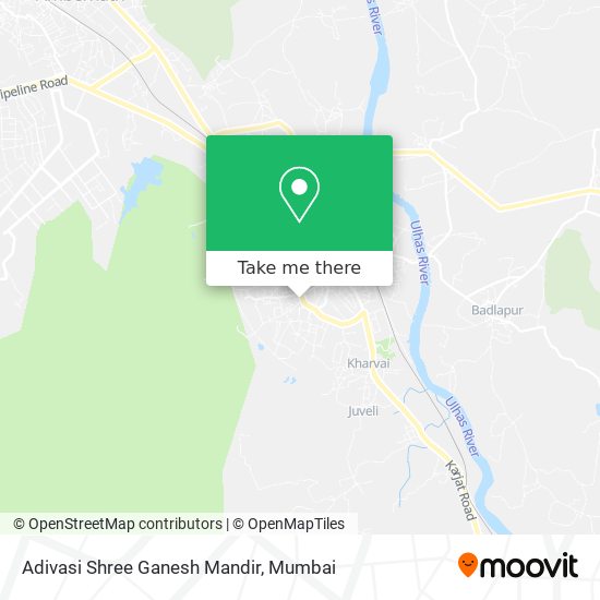 Adivasi Shree Ganesh Mandir map