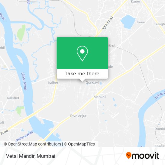 Vetal Mandir map