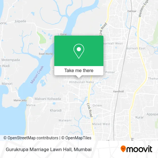 Gurukrupa Marriage Lawn Hall map