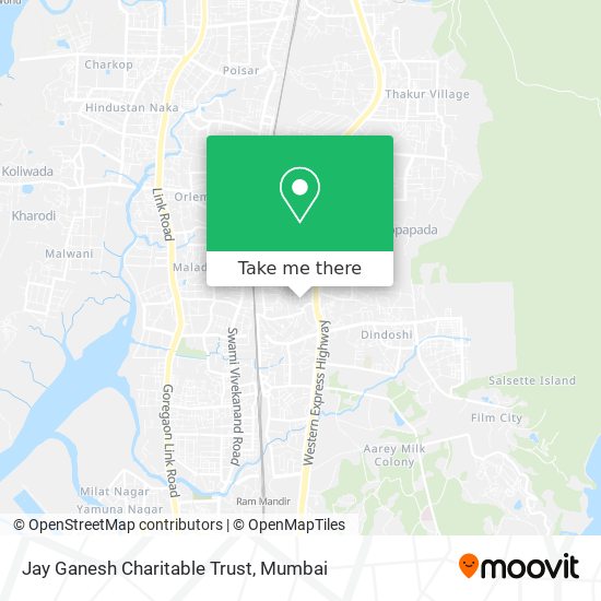 Jay Ganesh Charitable Trust map