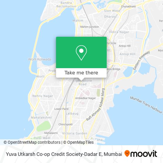 Yuva Utkarsh Co-op Credit Society-Dadar E map