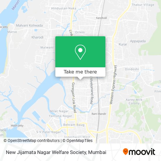 New Jijamata Nagar Welfare Society map