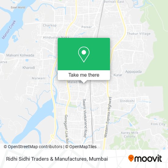 Ridhi Sidhi Traders & Manufactures map