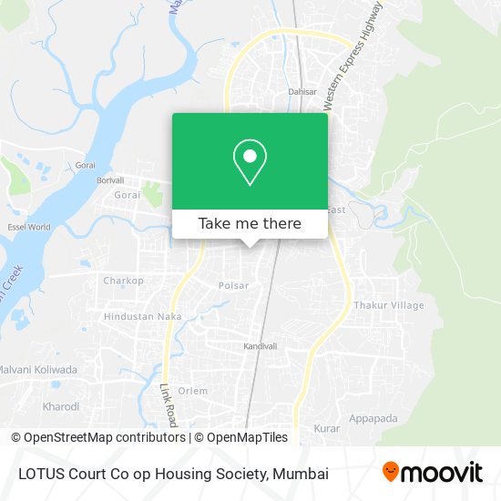 LOTUS Court Co op Housing Society map