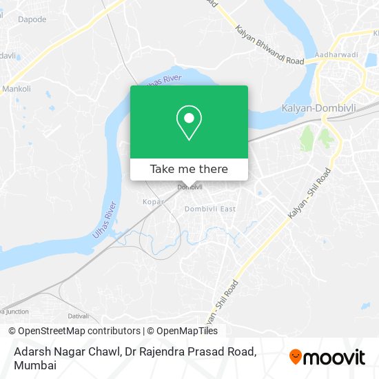 Adarsh Nagar Chawl, Dr Rajendra Prasad Road map