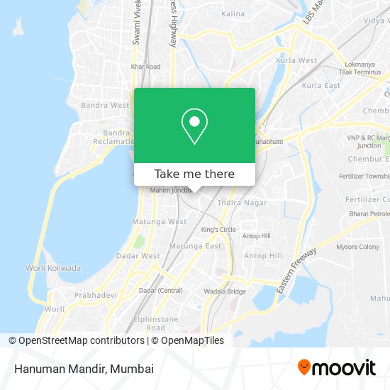 Hanuman Mandir map