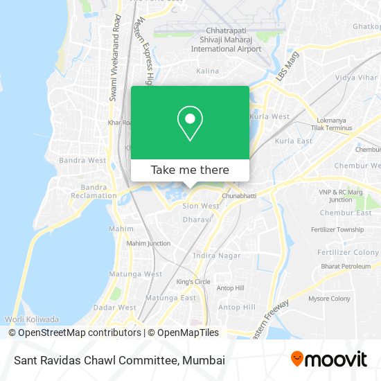 Sant Ravidas Chawl Committee map