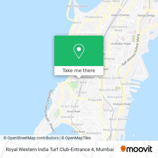 Royal Western India Turf Club-Entrance 4 map