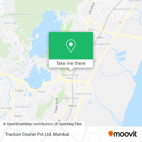Trackon Courier Pvt Ltd map