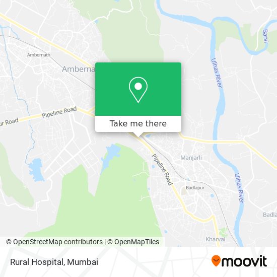 Rural Hospital map